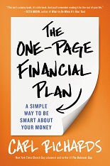 Carl Richards’ “The One-Page Financial Plan”
